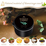 Sel Natural vela masaje eucalipto menta, sensación fresca y revitalizante