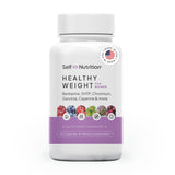 SELF NUTRITION botella con diseño claro para apoyo metabólico potencial