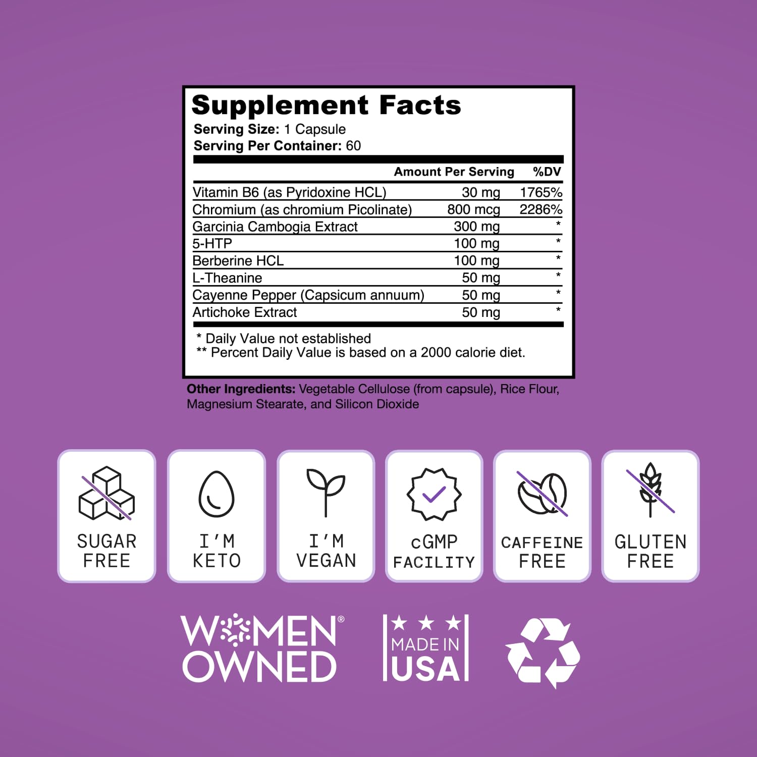 SELF NUTRITION producido en Estados Unidos bajo control de calidad
