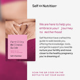 SELF NUTRITION Fertility Support, producido en EEUU: control de calidad y confianza.