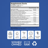 SELF NUTRITION GLP-1 Berberine: primer plano de etiqueta de ingredientes naturales