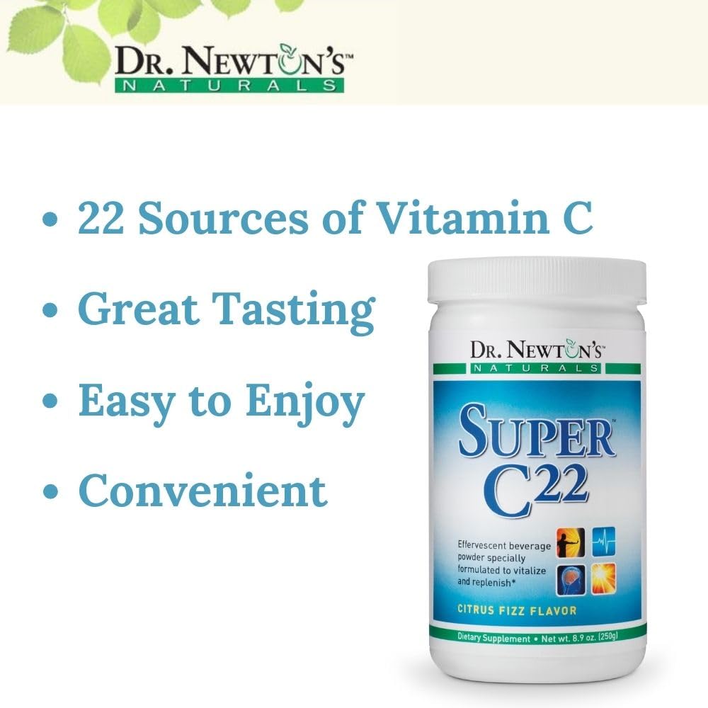 SelfCare+ Dr. Newton’s Naturals Super C22 cucharita para una dosis diaria.
