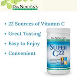 SelfCare+ Dr. Newton’s Naturals Super C22 cucharita para una dosis diaria.