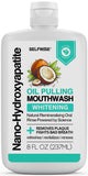 SELFWISE nano-hidroxiapatita enjuague bucal, botella frontal para limpieza suave y fresca
