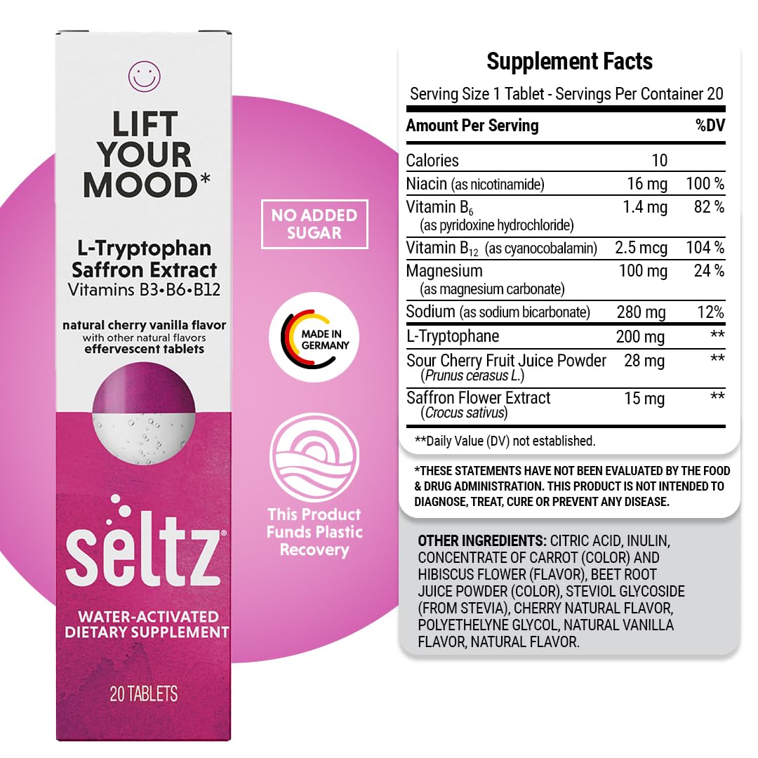 Preparacion rapida con 250 ml de agua para beber Seltz