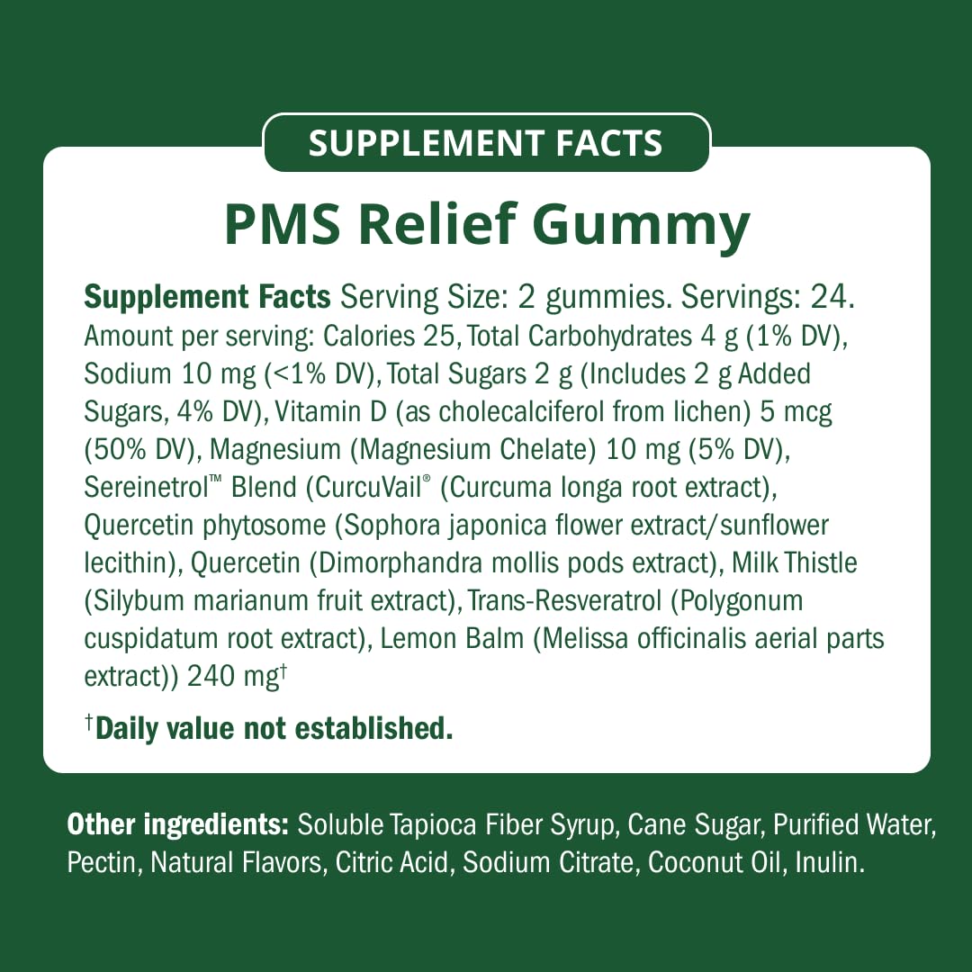Semaine PMS Gummy presentación detallada para entender beneficios posibles