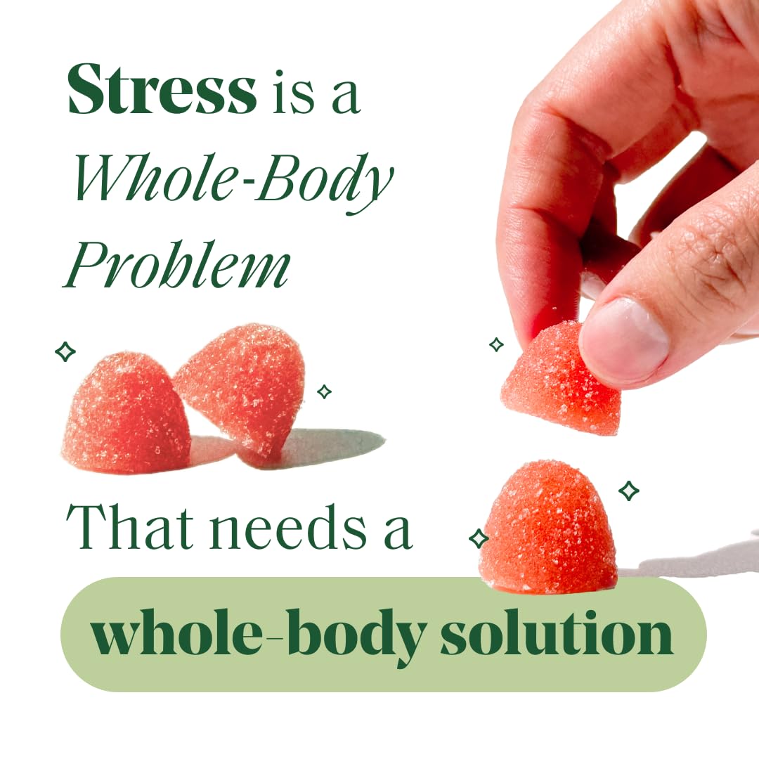 Semaine Stress Less Gummy, dosis diaria, apoyo a la resiliencia ante el estrés.