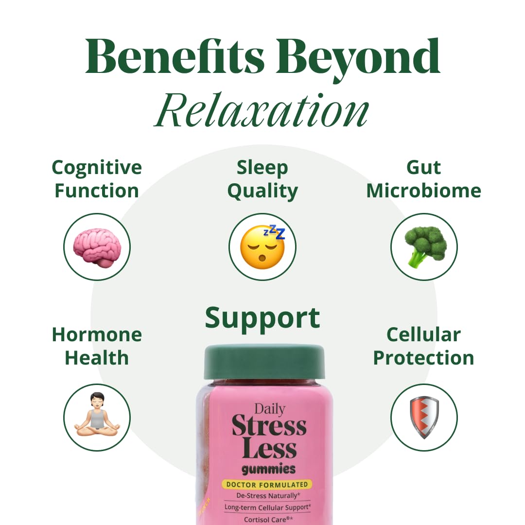 Semaine Stress Less Gummy, melisa para relajación, ayuda a reducir la tensión mental.