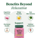 Semaine Stress Less Gummy, melisa para relajación, ayuda a reducir la tensión mental.