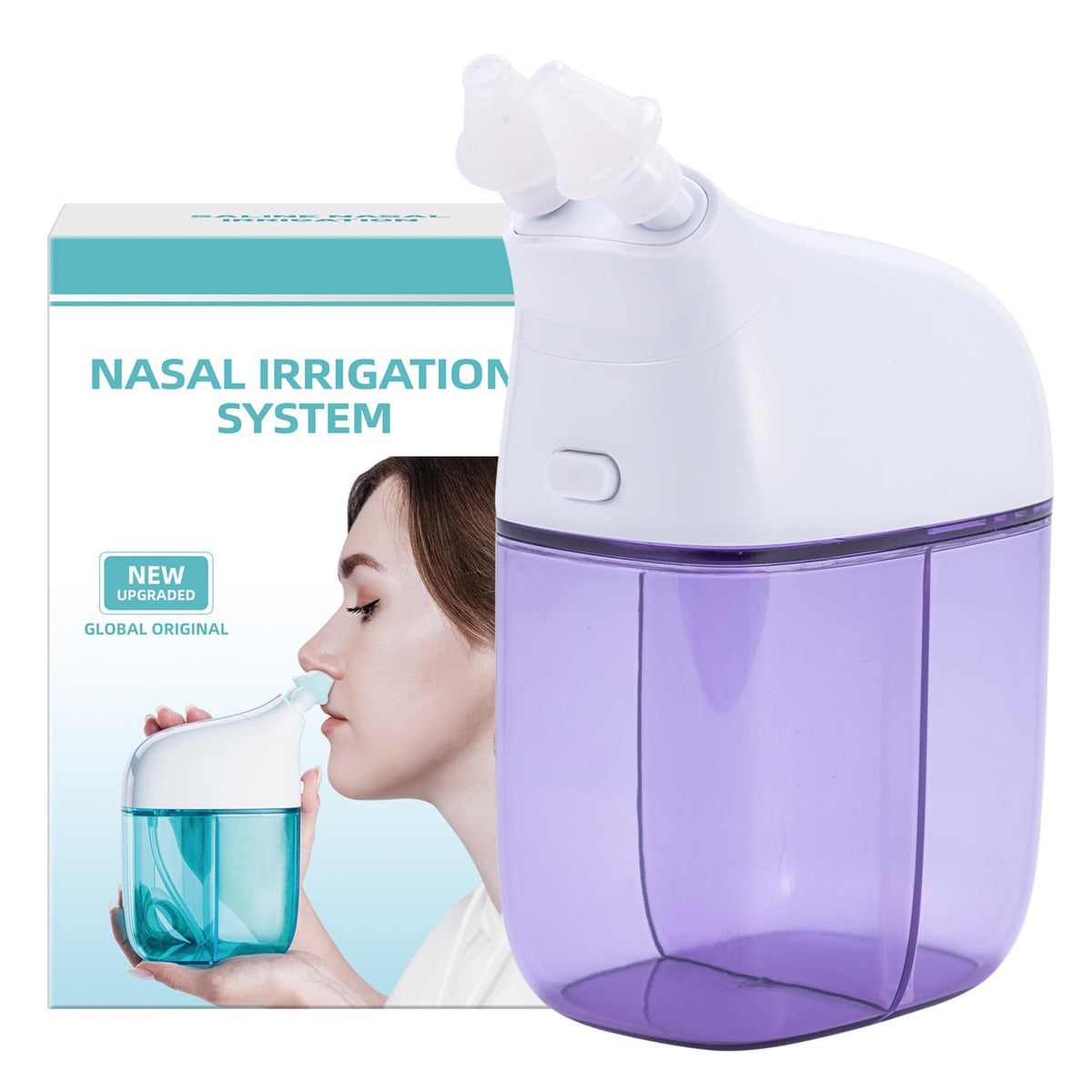 SEMIOEN sistema lavado nasal en uso para limpieza de senos nasales