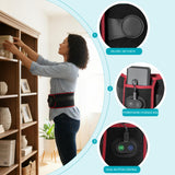 Senains, cinturón lumbar ajustable, soporte ergonómico para uso diario