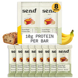 Send Bars Banana Bread, barra con ingredientes reales para una merienda equilibrada.