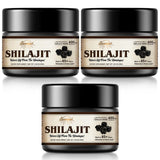 Sennasi Shilajit puro en frasco de 30 g para un inicio de día con vitalidad.