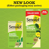 Senokot Regular Strength en frasco, uso nocturno recomendado