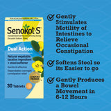 Ingrediente activo docusato para suavizar las heces con suavidad.