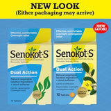 Senokot-S ingrediente senna y docusato para alivio suave del estreñimiento