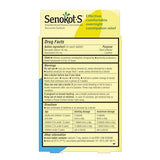 Senokot-S tabletas para uso nocturno, alivio cómodo del estreñimiento