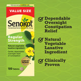 Senokot en mano, dosis de uso nocturno para alivio suave