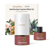 SenseFlow SF101 Pro difusor en acción perfuma la sala para relajación