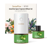 SenseFlow SF101 Pro, difusor enchufe, perfuma espacios de forma continua.