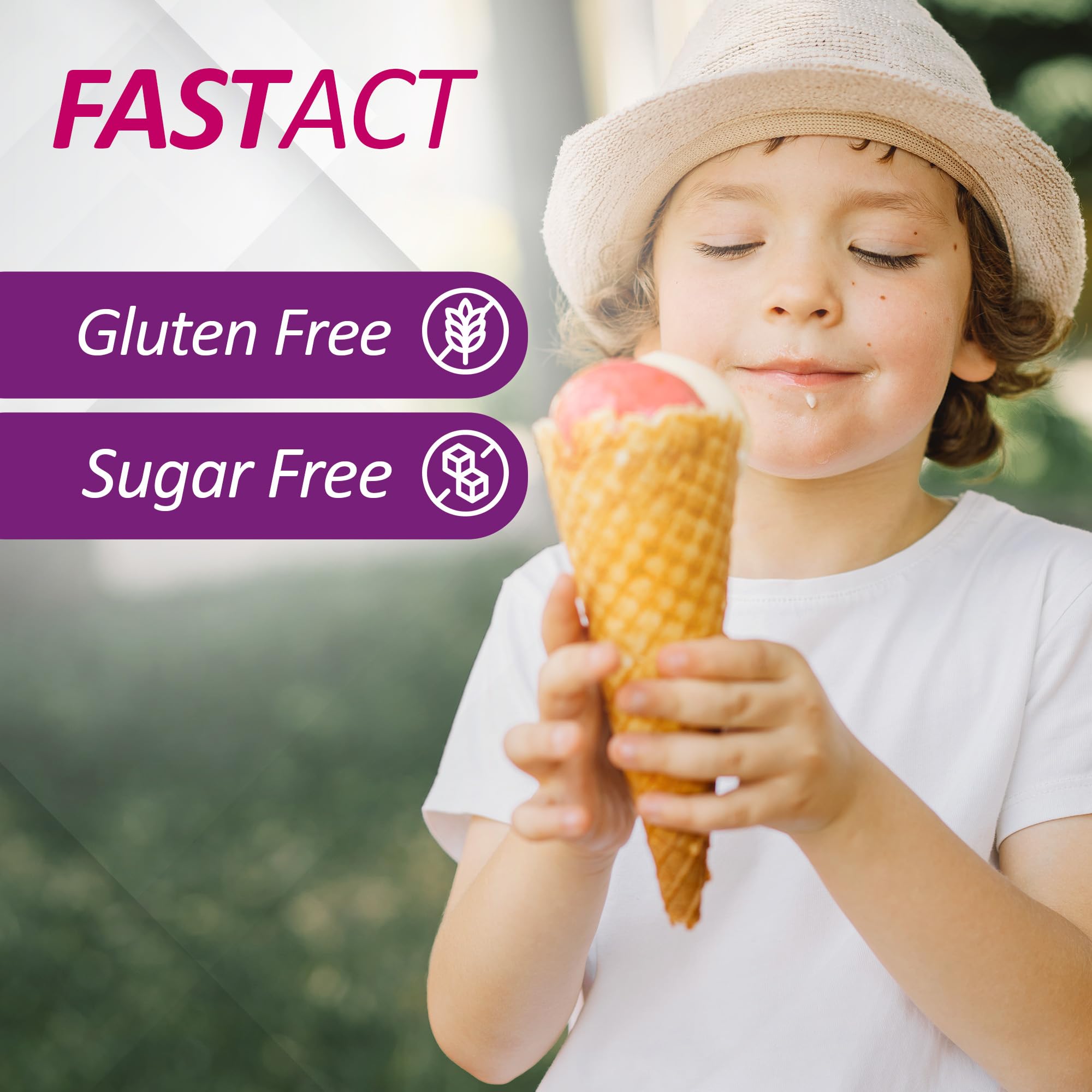 Sensilatte dosis diaria, apoyo suave para comidas con lactosa.