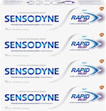 Sensodyne Alivio Rápido, empaque doble para familia y casa ordenada.