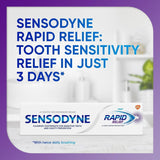 Sensodyne Alivio Rápido, fluoruro de estaño como ingrediente clave para alivio sensorial.