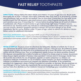 Sensodyne Alivio Rápido, textura cremosa y sabor a menta para despertar la mañana.