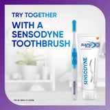 Sensodyne empaque frontal, dos unidades en estante