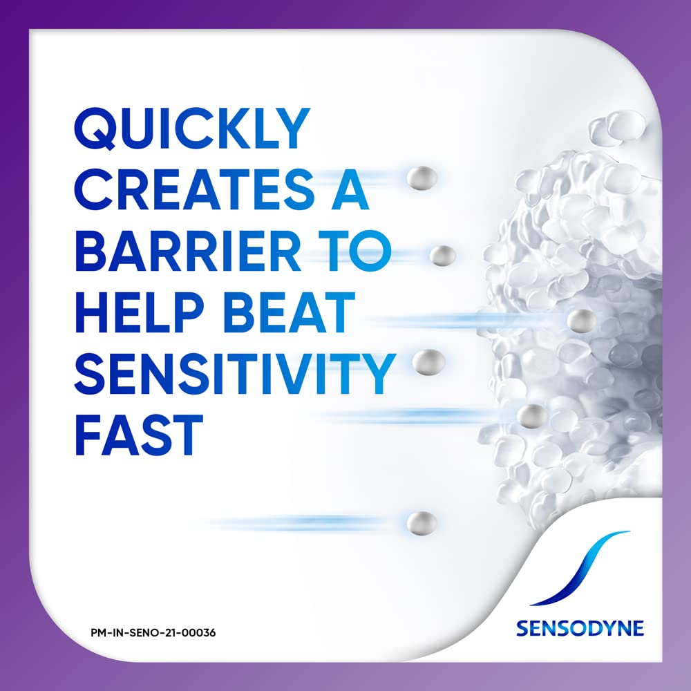 Sensodyne escena de higiene bucal, rutina diaria con cepillo