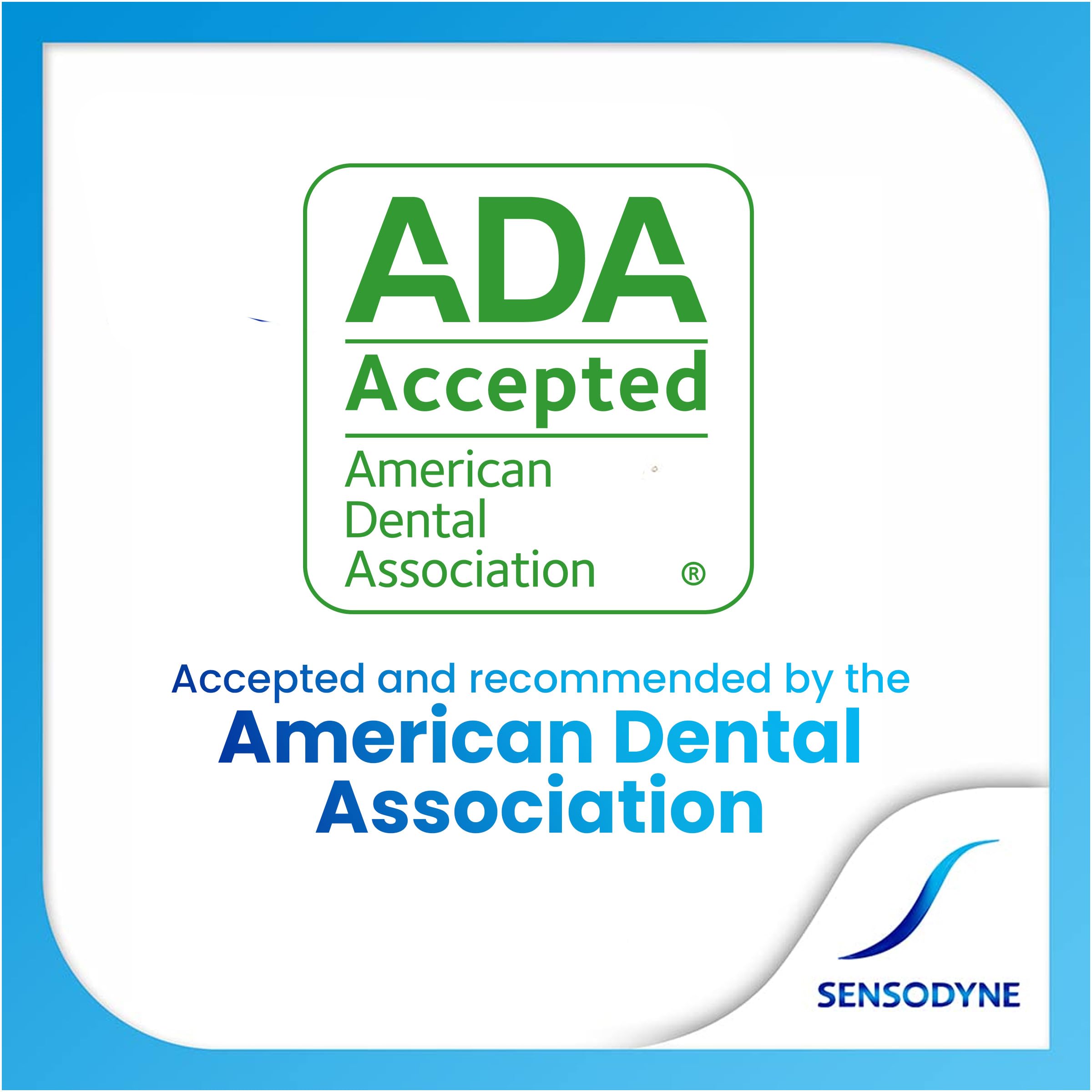 Sensodyne Fresh Mint muestra dientes sensibles protegidos con uso diario