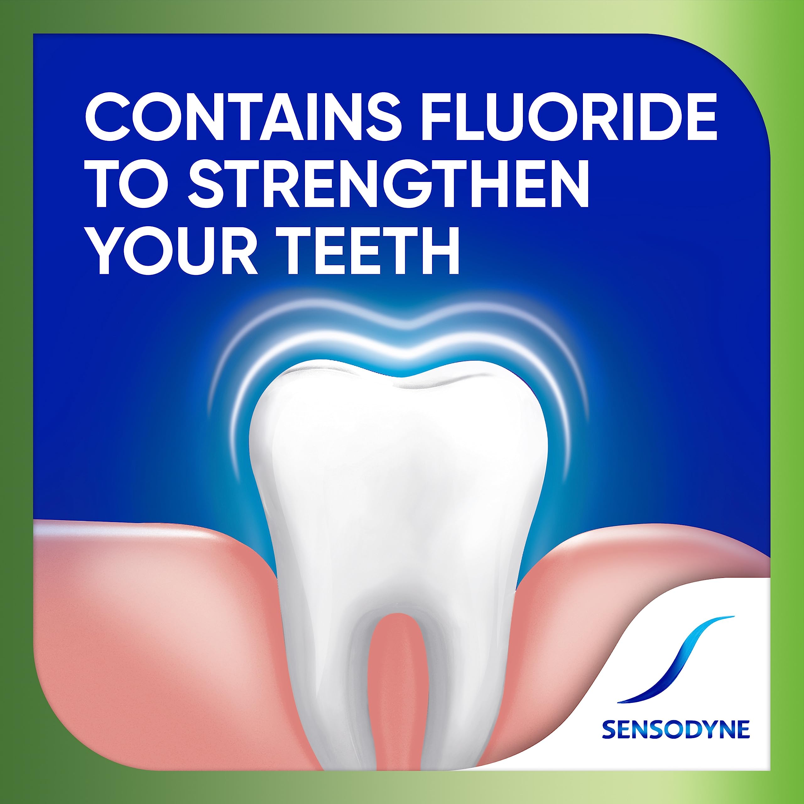 Sensodyne Fresh Mint fórmula sin SLS para experiencia suave