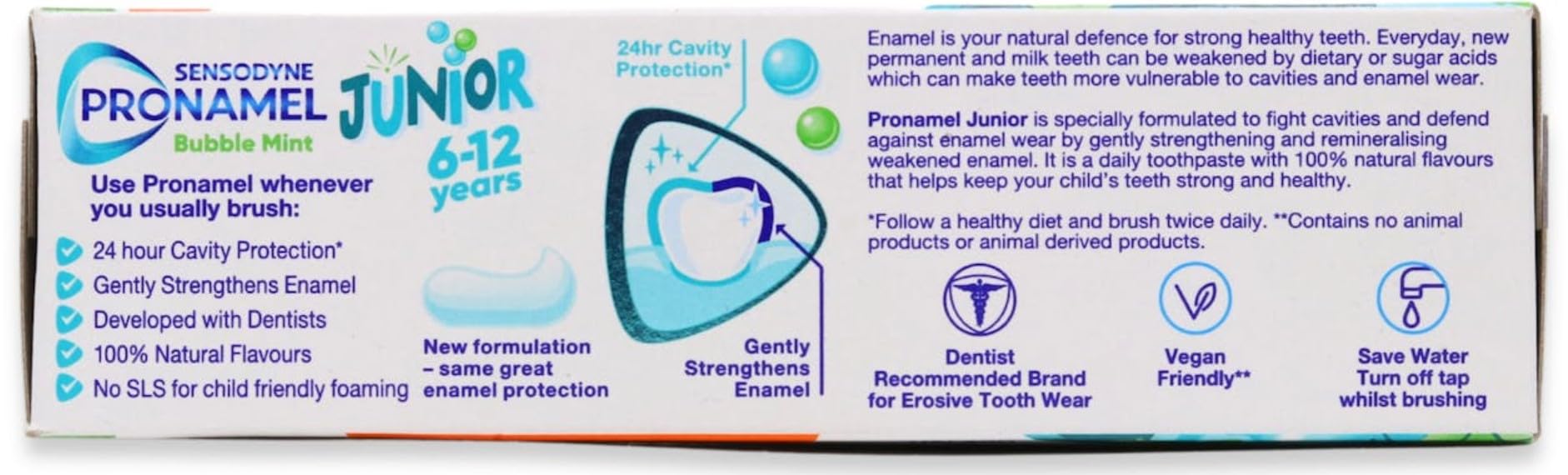 Cepillado diario con Sensodyne Pronamel Niños, opción suave para niños.