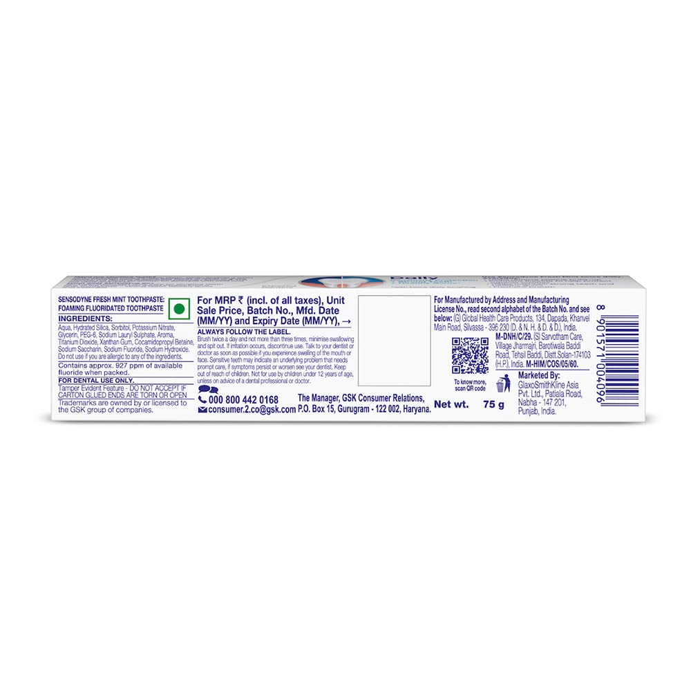 Protección para dientes sensibles con Sensodyne durante el día.