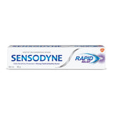 Sensodyne Relieve Rápido, pasta dental 80 g, dos unidades, uso diario suave para dientes sensibles