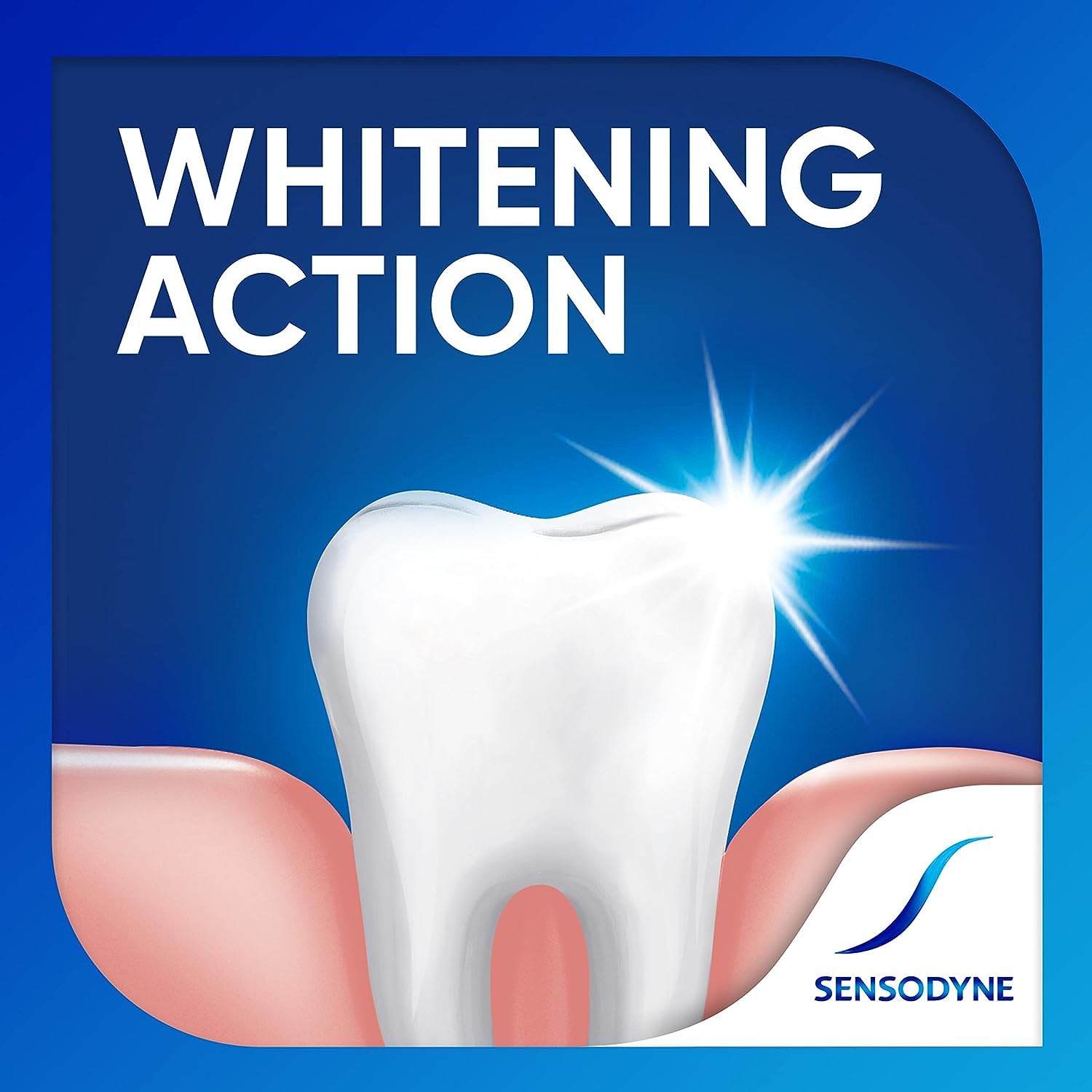 Sensación de frescura al usar Sensodyne Reparación y Protección mentolada