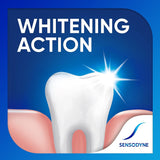 Sensación de frescura al usar Sensodyne Reparación y Protección mentolada