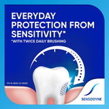 Sensodyne gel suave facilita el enjuague sin residuo.