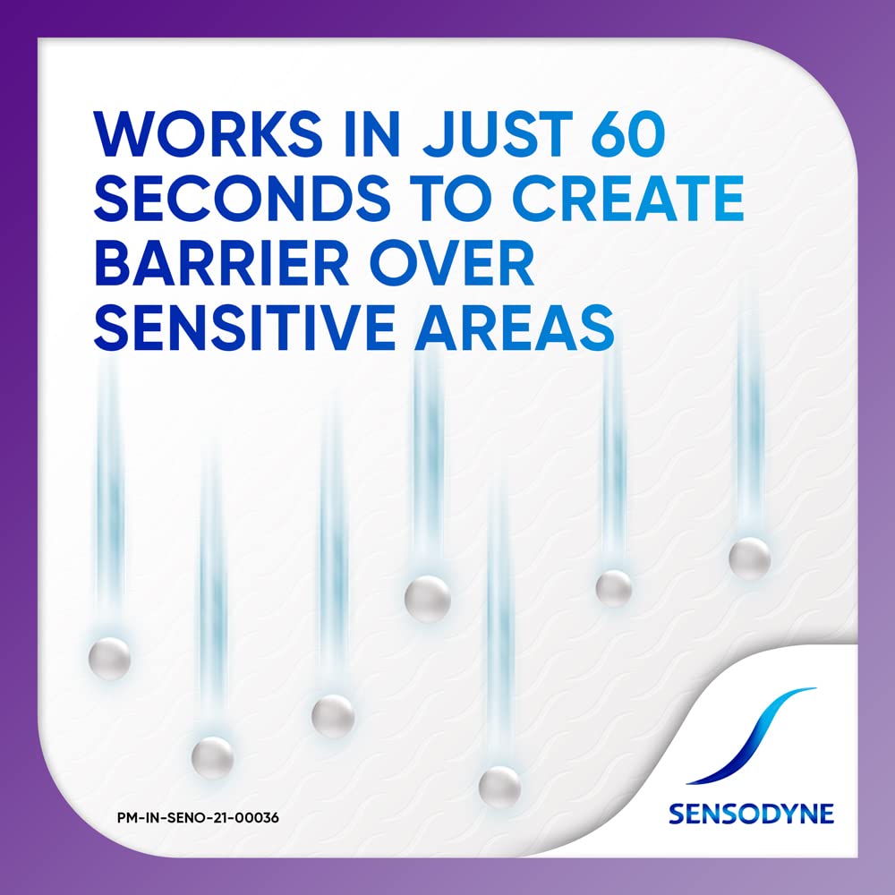 Sensodyne uso diario, cepillado recomendado de dos minutos