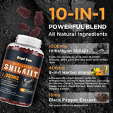 Gomitas Shilajit SEPT YAN, textura suave para consumo diario.