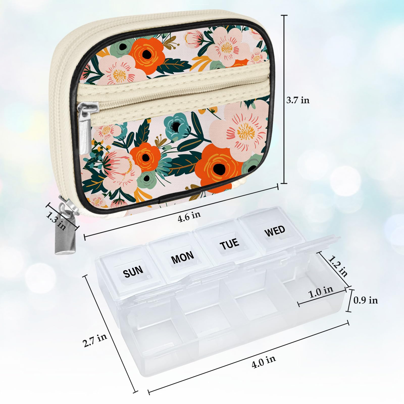 Serfeymi organizador Bloom para visualización rápida de dosis.