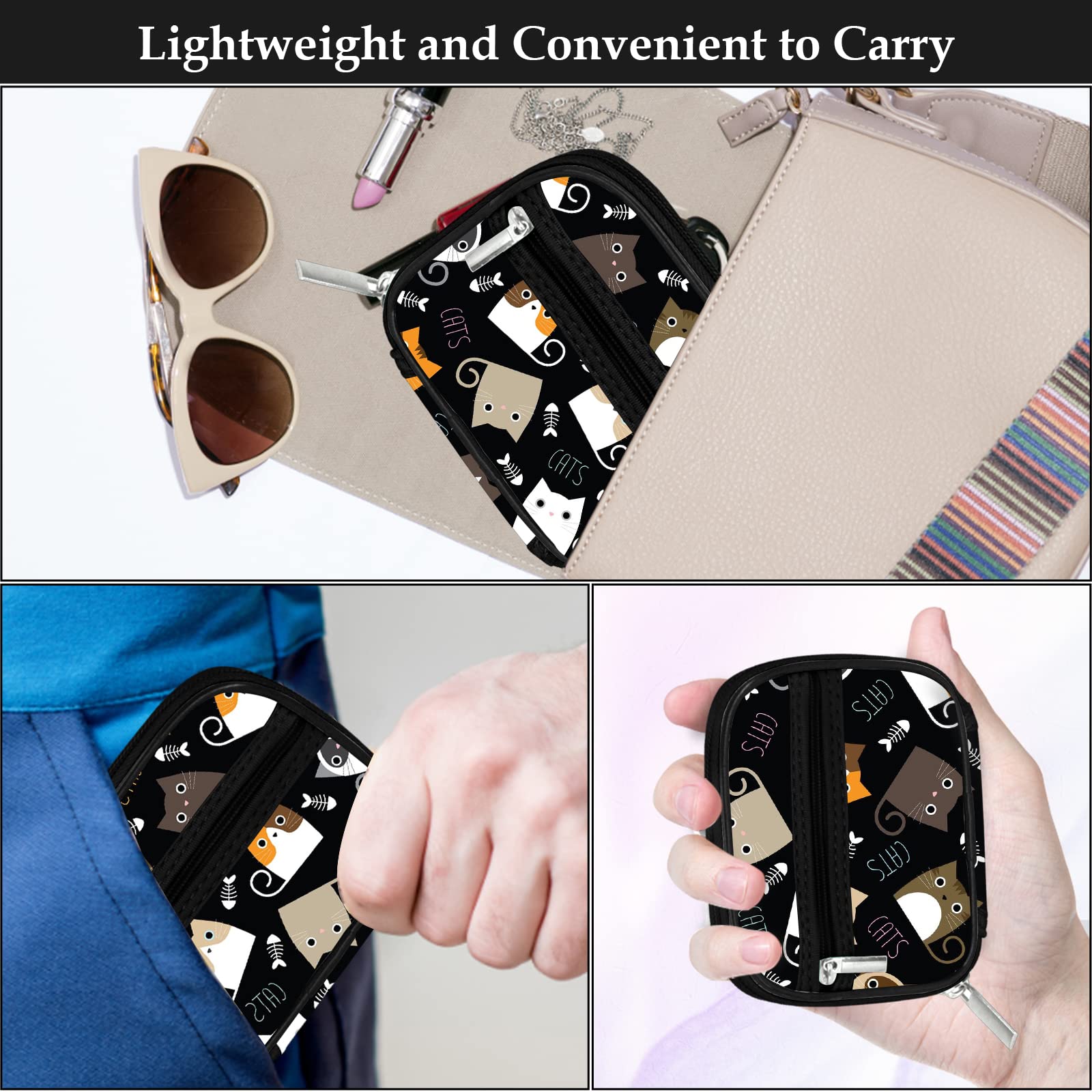 Tamaño compacto Serfeymi para llevar en la mano o bolso.