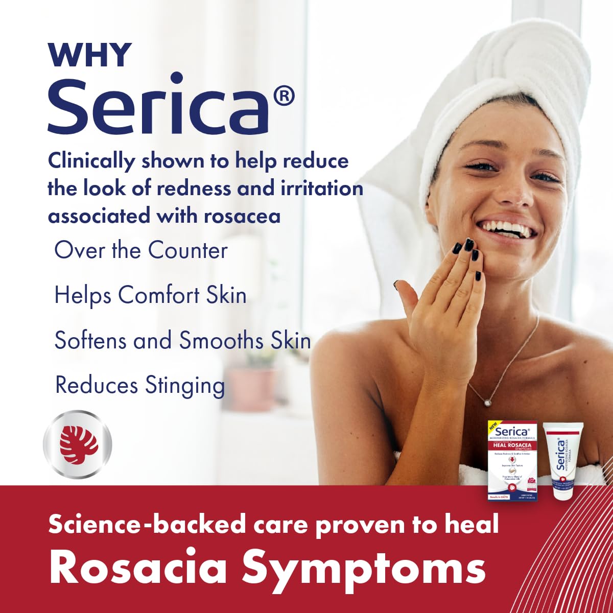 Serica crema rosácea: mezcla homeopática para cuidado suave
