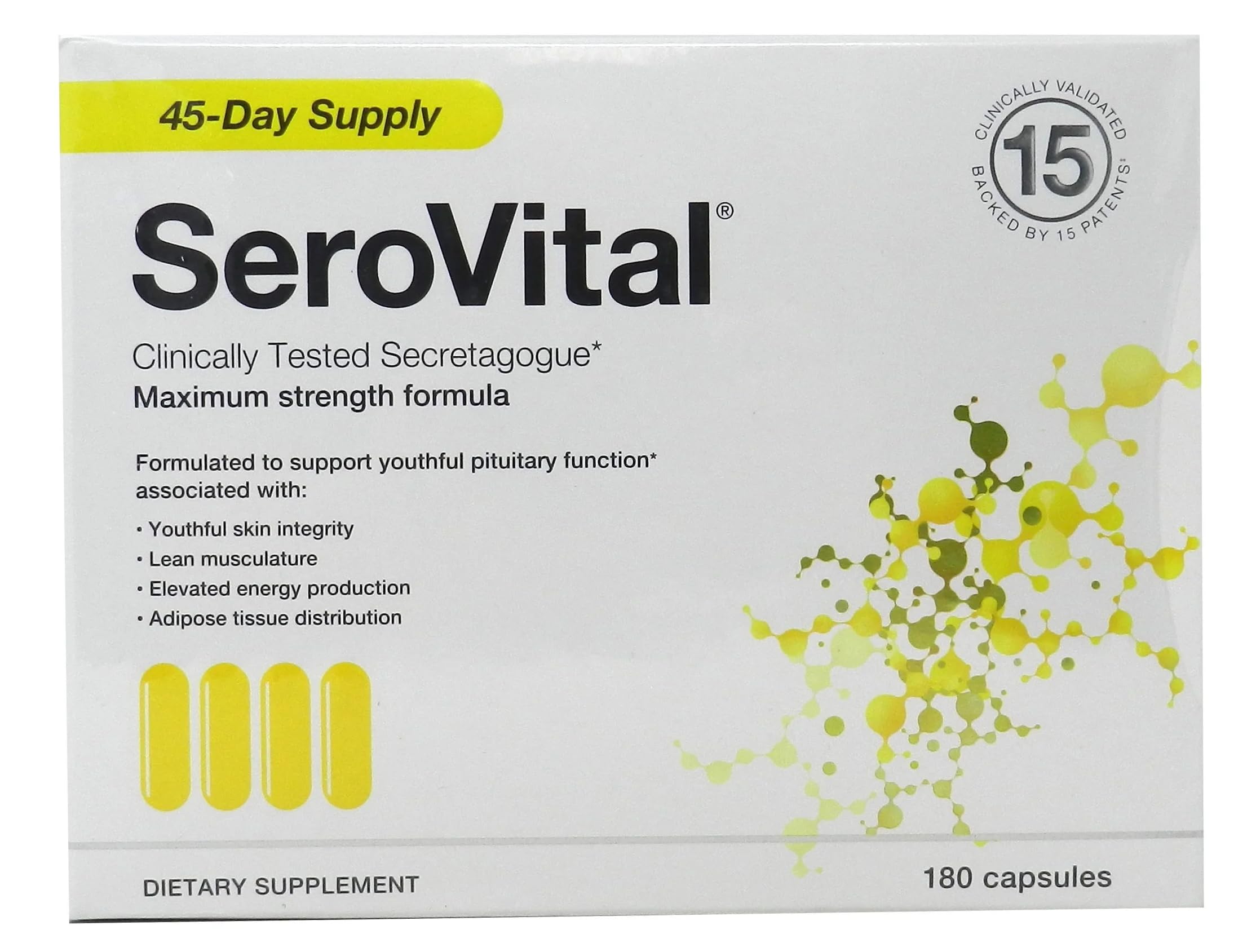 Serovital Aplicacion Diaria, toma de cápsulas para rutina saludable y equilibrada.