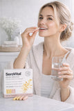 Serovital Skin Revive: dosificación diaria para apoyar hidratación y vitalidad corporal.
