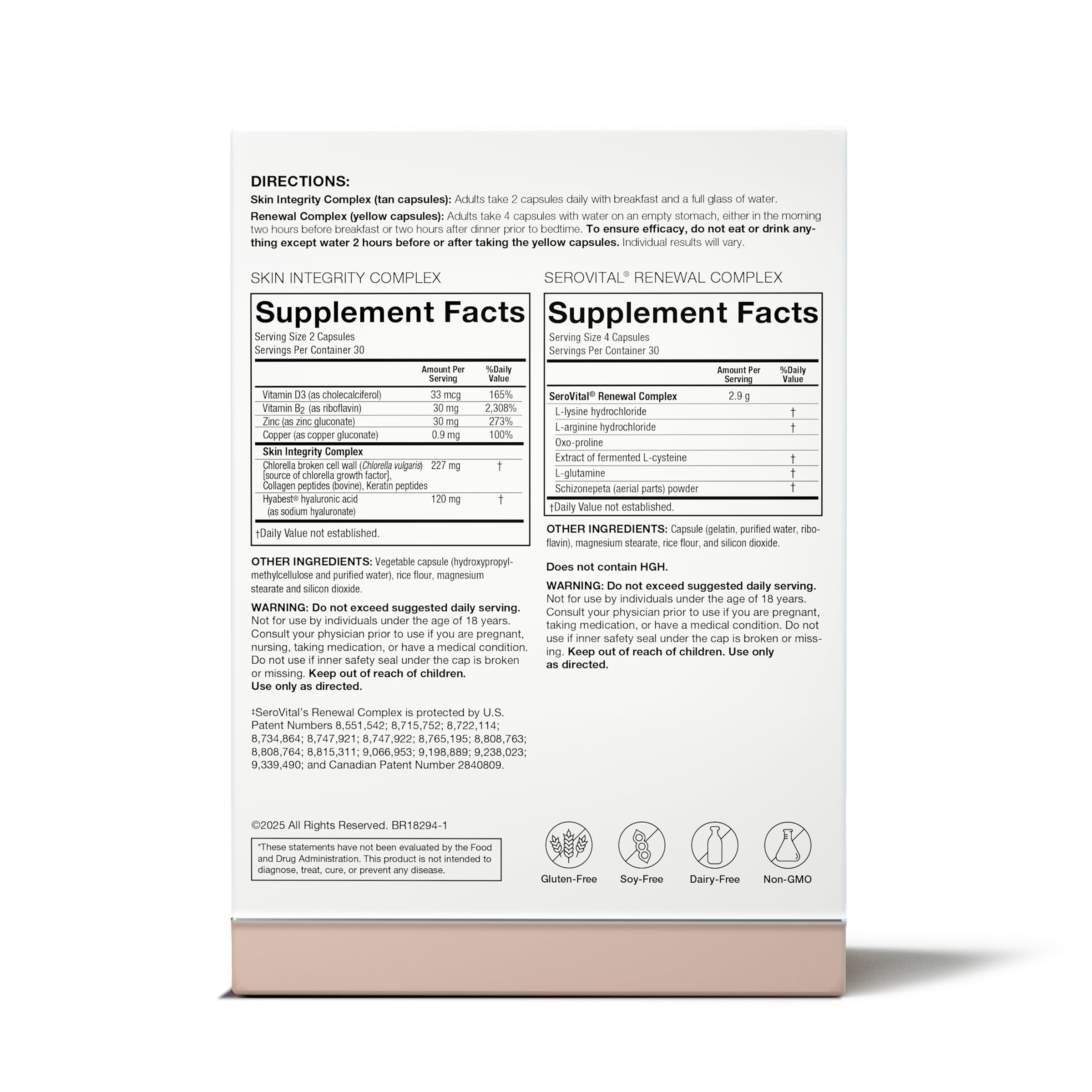 Serovital Skin Revive, uso diario recomendado, acompaña la rutina para una piel más radiante.