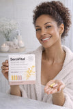 Serovital Skin Revive: uso diario facilita ritual de cuidado para mujeres.