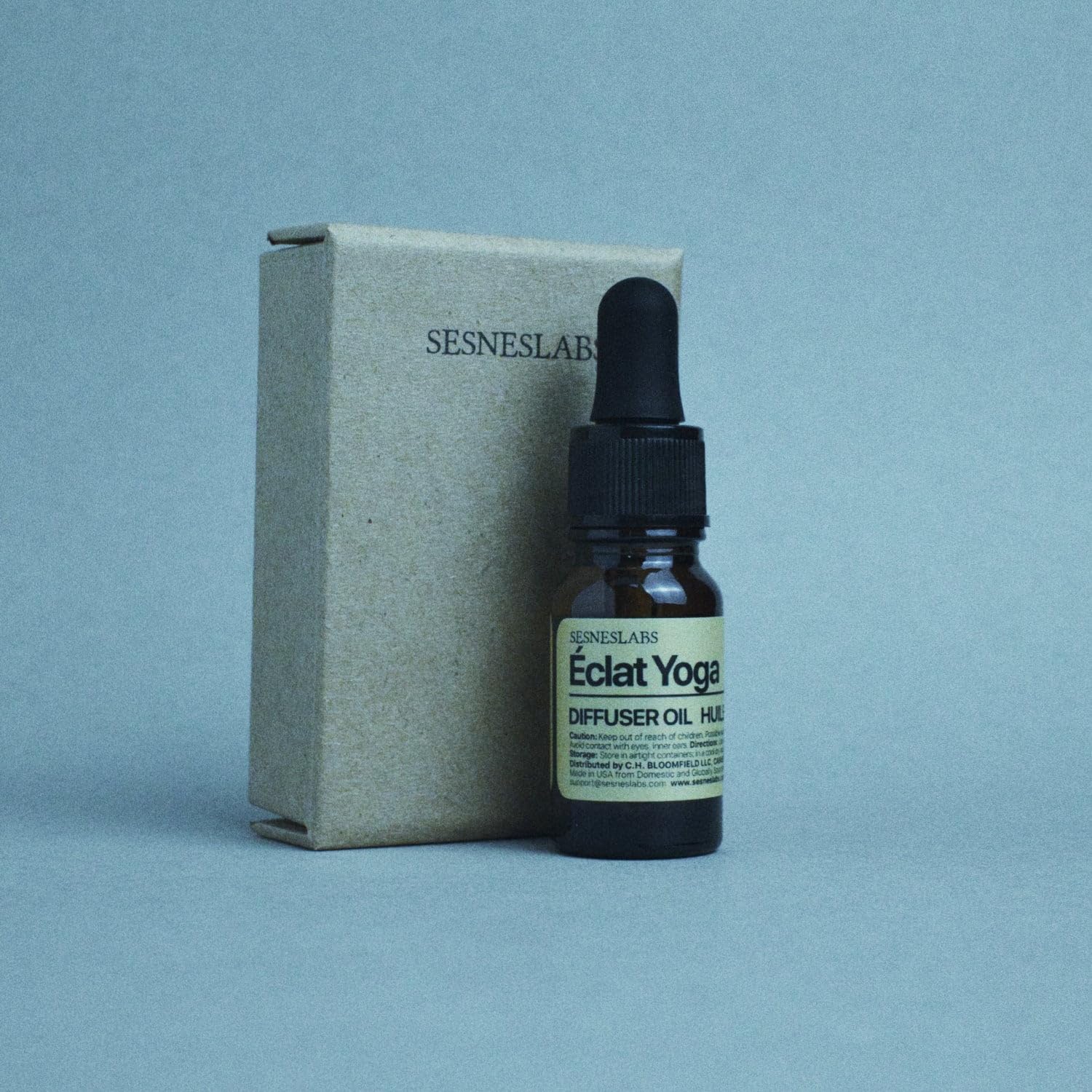 sesneslabs Éclat Yoga: aroma suave para difusor ambiental que fomenta calma.