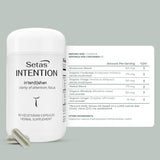 Setas Intention, cápsulas veganas para uso diario, enfoque sostenido.