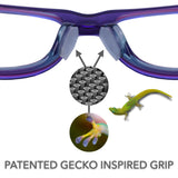 Detalle de fibras microestructuradas de Setex Gecko Grip para agarre fiable.